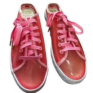 Keds x Kate Spade New York Kickstart Mule Sneaker in Clear Pink Jelly Size 7